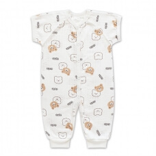 Ромпер для немовляти "Cute Bear" (короткий рукав), інтерлок-жаккард